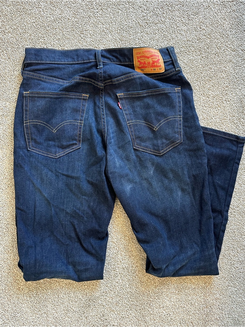 Levi's Men's Blue Straight Denim Jeans